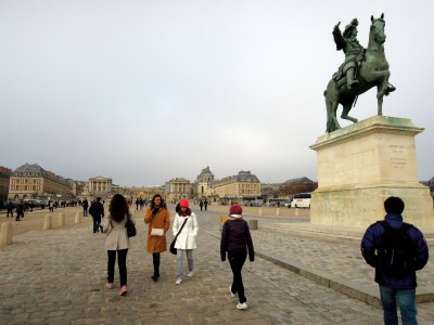 Approach to the Palace of Versailles