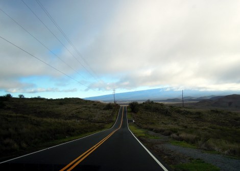 Undulating hills of the Saddle Road