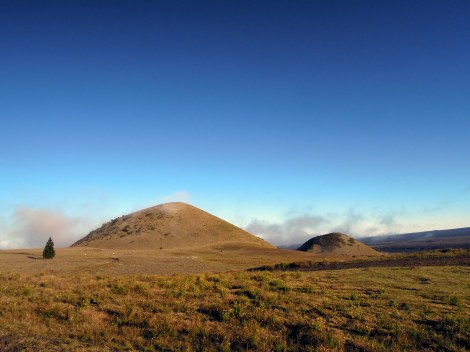 View from the road up Mauna Kea