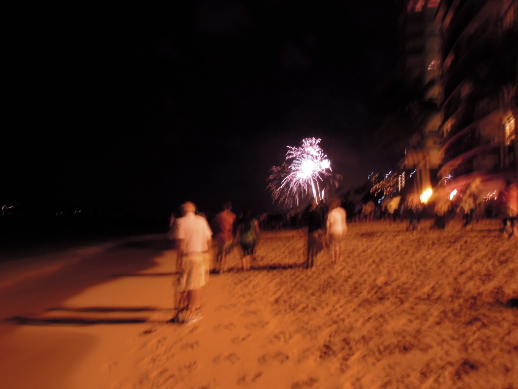 Fireworks at Waikiki