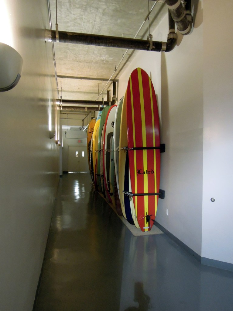 Surfboard "parking"
