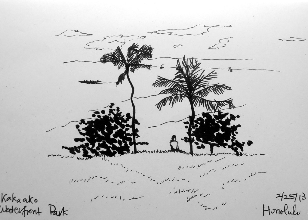 Kaka'ako Waterfront sketch