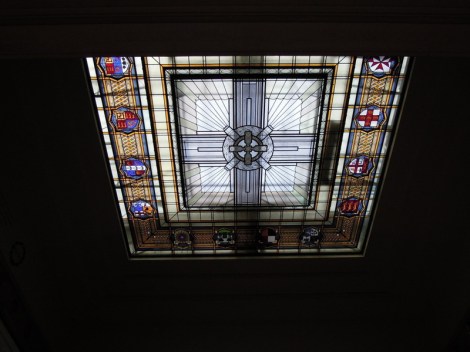 Stained-glass ceiling