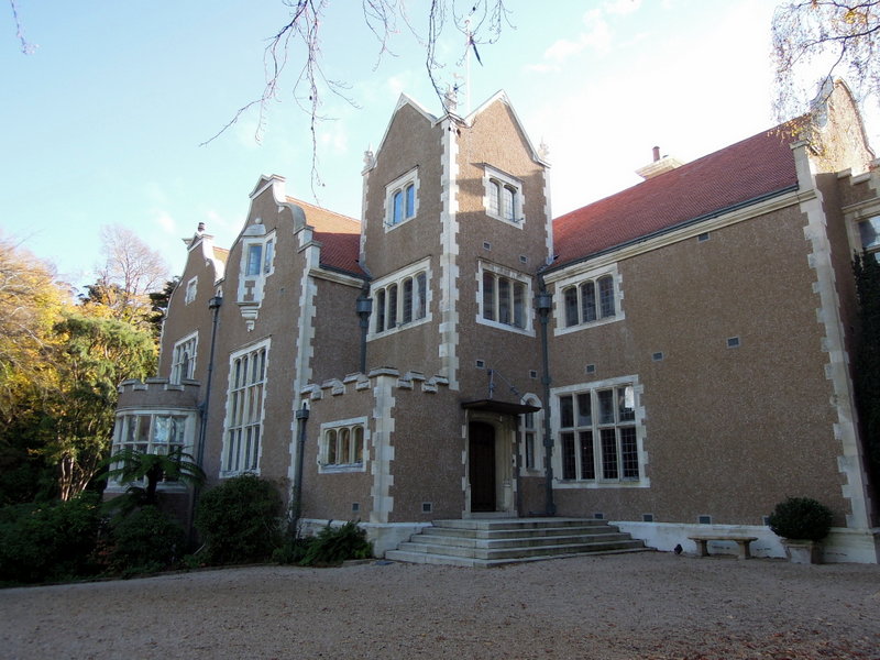 Exterior of Olveston House (built 1906), Dunedin, New Zealand
