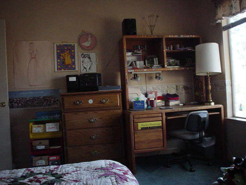 Lisa's room from bed