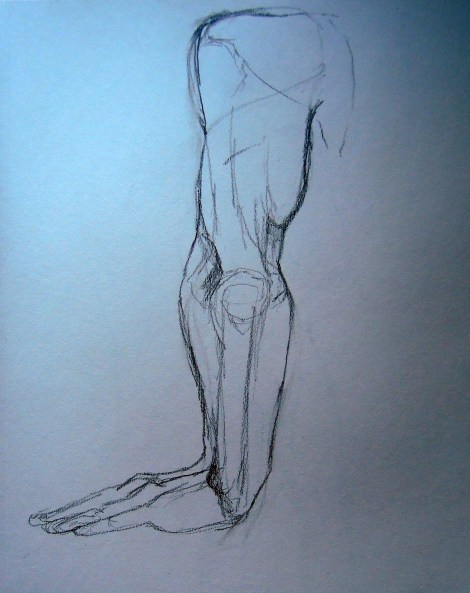 Sketch of a man's arm