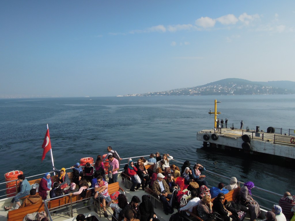 Ferry passengers, Sea of Marmara