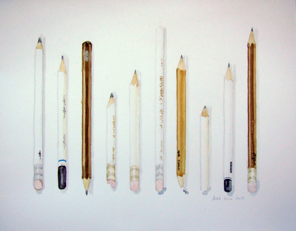 Pencils, illustration for Vanessa Mártir's 