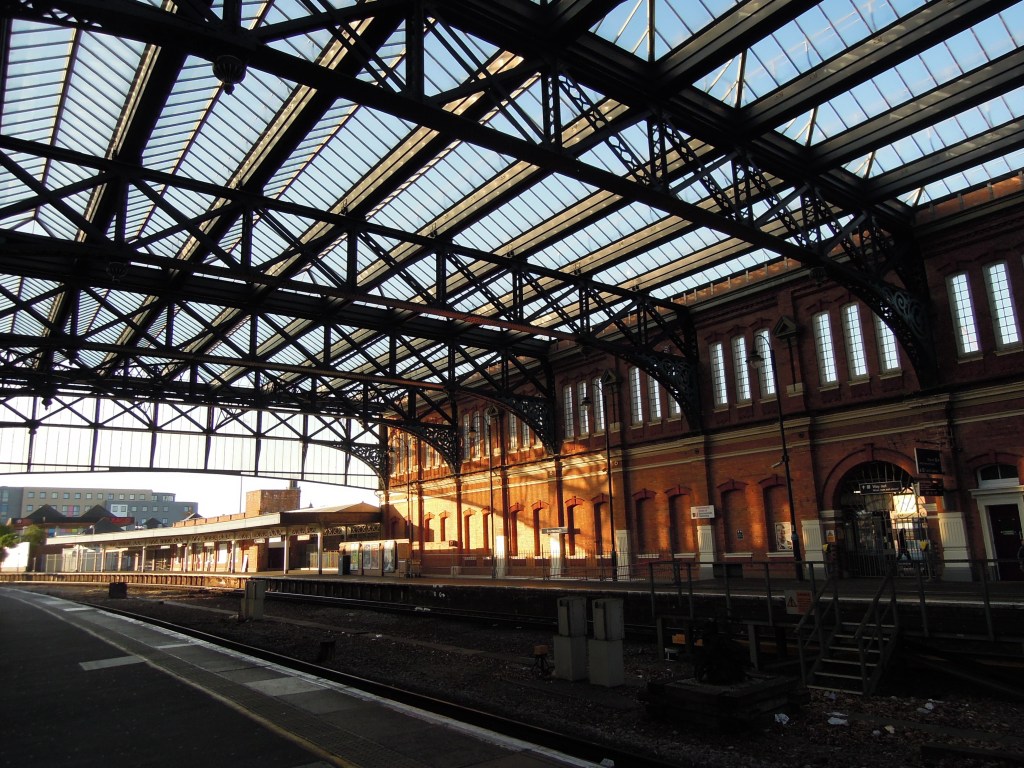 Bournemouth train station in the early morning