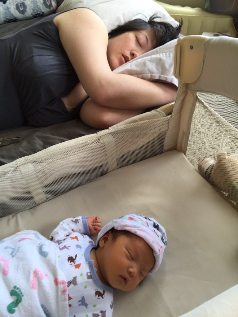 Lisa and Ada sleeping