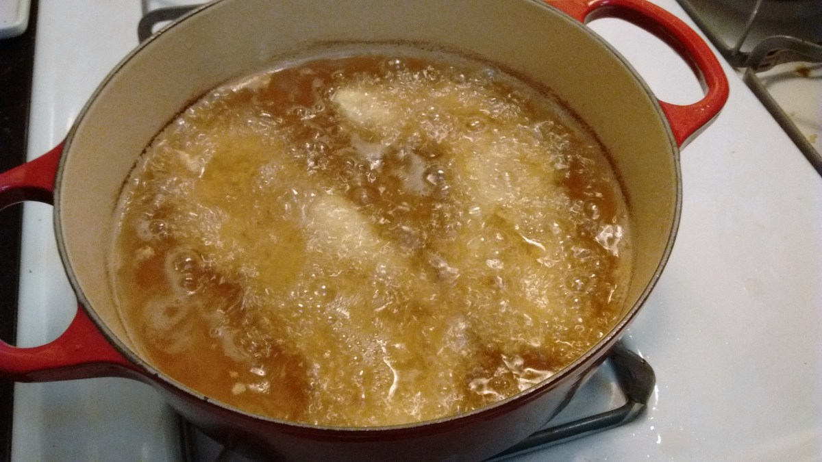 Tonkatsu frying
