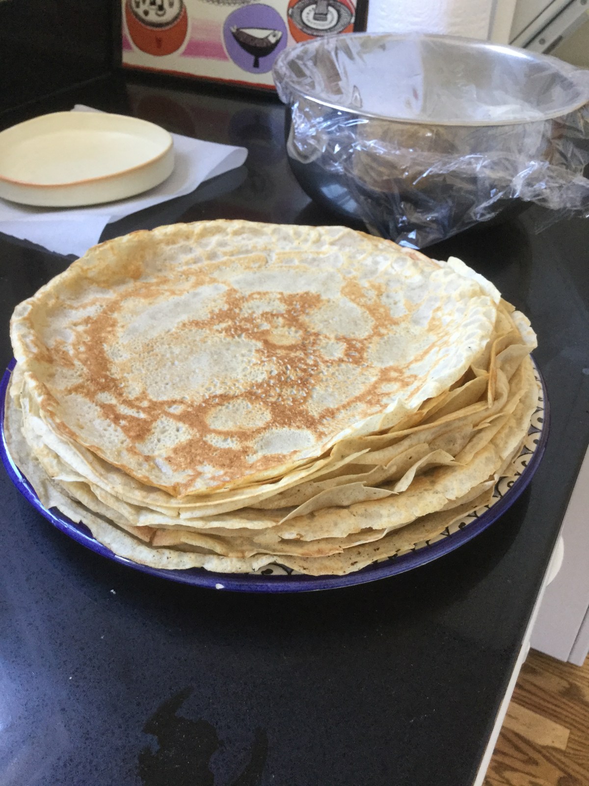 Stack of crepes