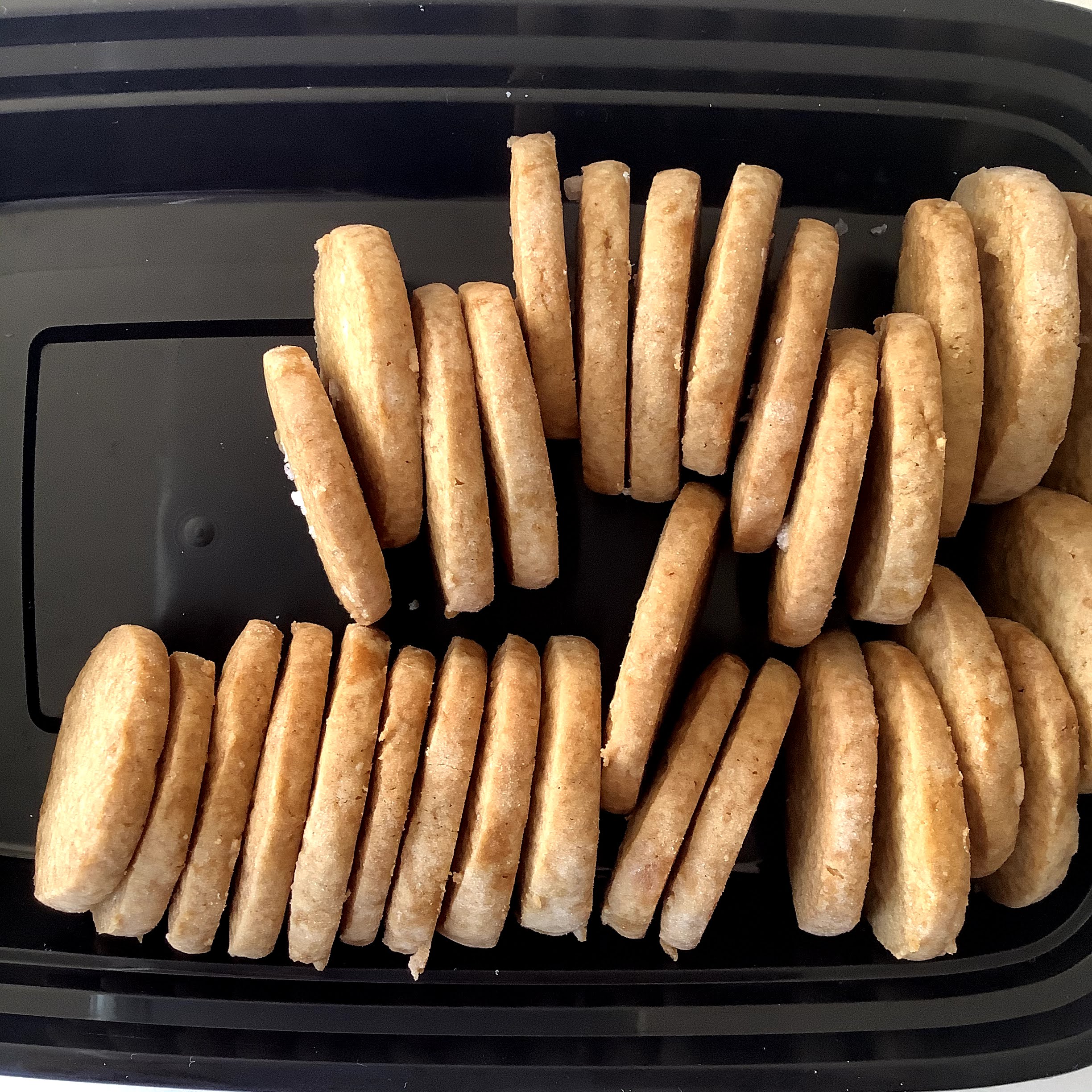 Icebox cookies stored